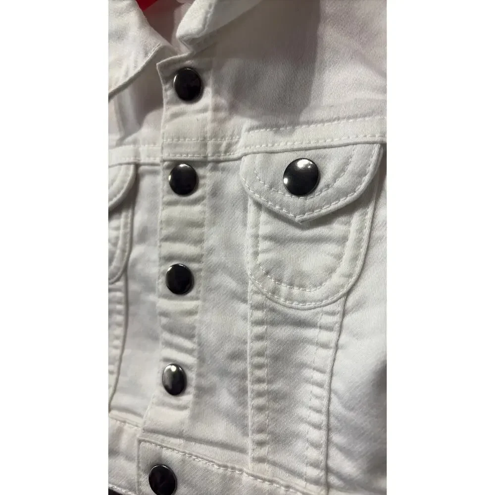 White Denim Jacket - Wonder Nation - 3-6mo